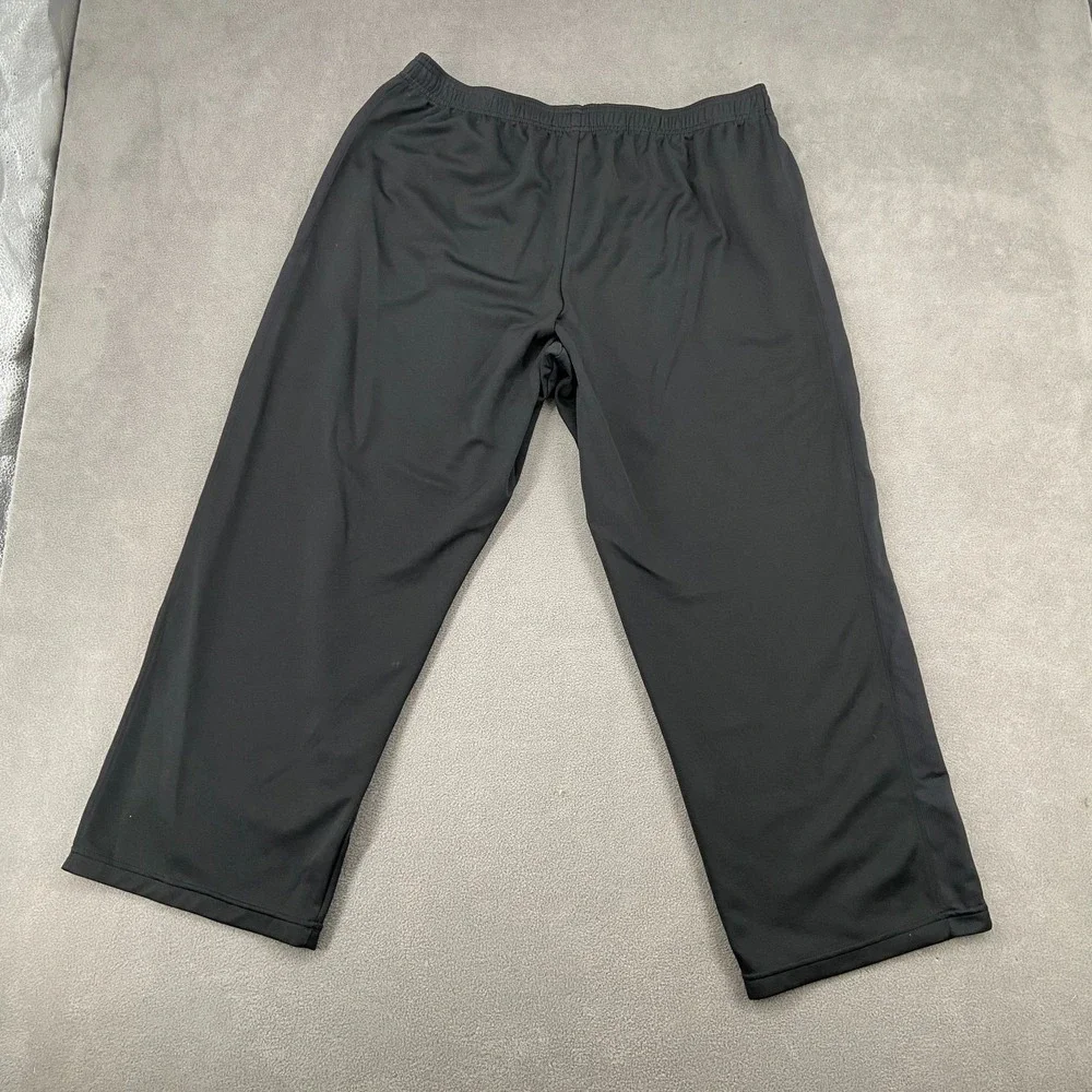 C9 By Champion Track Pants Men XL Black Straight Leg Drawstring Athletic Running